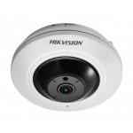 Caméra fish-eye IP intérieur 4MP, Audio/Alarm IO  